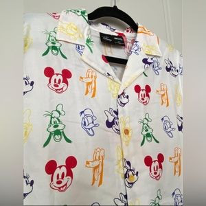 Cakeworthy Pride Rainbow Collection button Down Disney shirt Unisex Small LGTBQ+